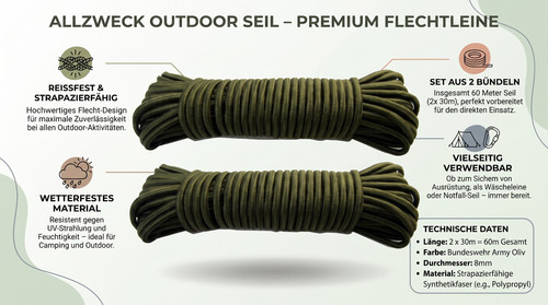 Outdoor seil universalseil - outdoor,
