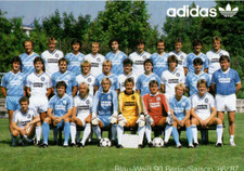 Mannschaftskarte - Blau-Weiß Berlin - 1986/1987