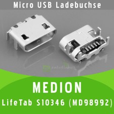 ✅ Medion LifeTab S10346 MD 98992 Micro USB DC Buchse Ladebuchse Strombuchse