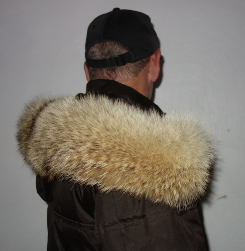 Coyote fur hood - fur,