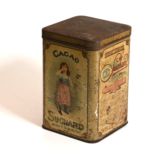 Antike suchard cacao blechdose - antike,