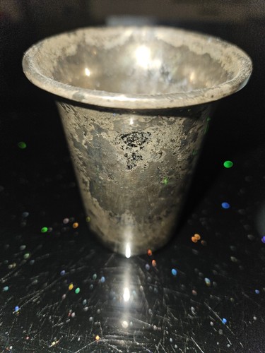 Versilberter becher antik - versilberter,