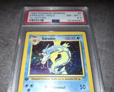 PSA 8.5 Garados Holo Base Set Pokemon Deutsch German 6/102 Gyarados Foil 8 9