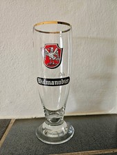 Altes Bierglas der Brauerei Widmann, Markt Schwaben