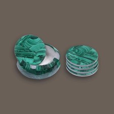 Marmor Untersetzer Set