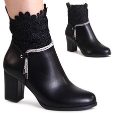 Damen Ankle Boots Stiefeletten