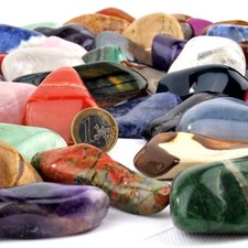 1 kg XXL große Trommelsteine