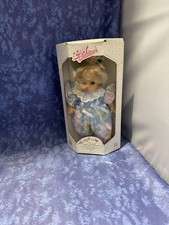 Vintage Zapf Creation Weichpuppe mit Schlafaugen „ Simona blau “