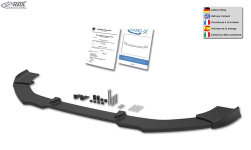 Rdx frontspoilerlippe vario - rdx, vario-x