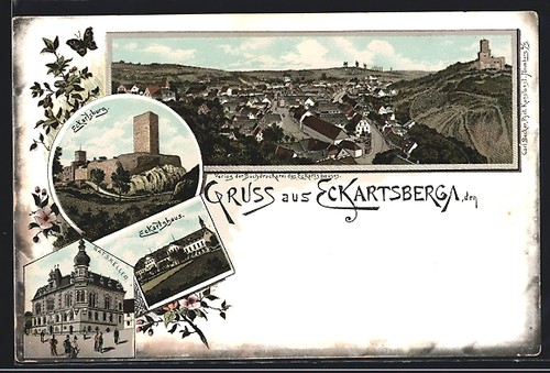 Lithographie eckartsberga - lithographie,