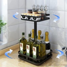 Gewürzregal Drehbar 2 Etagen