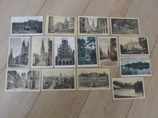 Münster i.W., 15 AK, ca.1910-20, verschiedene Motive u.a. Bahnhof