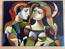 Modernes kubistisches Porträt