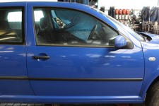 TÜR Vorn Rechts (2/3-Türer) VW Golf 1.4 1 J Farbe Blau LW5Z Limousine