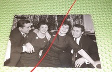 Altes Foto Weihnachten 50er 60er Familie Weihnachtbaum Rockabilly Männer Frauen