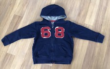 ESPRIT Sweat Jacke Pullover Kapuze Junge BLAU Vintage  Gr. 128 134 / 8-9 Years