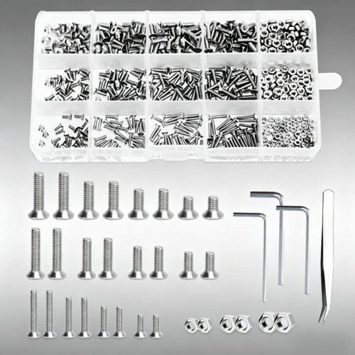 120tlg inbus schraubenset - 120tlg, m3