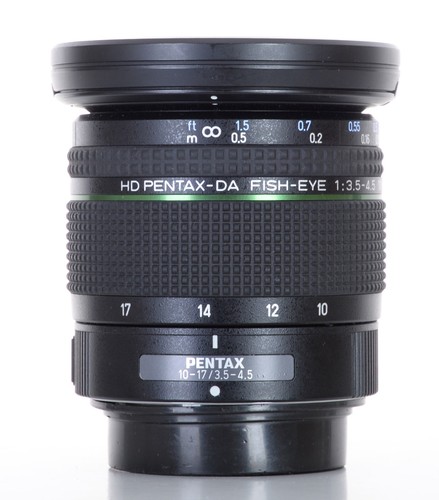 Pentax fisheye objektiv - da,