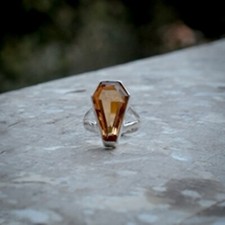 Citrin Topas Edelstein 925