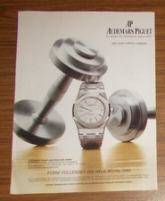 Seltene Werbung vintage AUDEMARS PIGUET ROYAL OAK Chronograph 2006