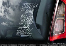 Greifvögel Auto Aufkleber,Falknerei Versand Fenster Aufkleber Stoßstange Schild