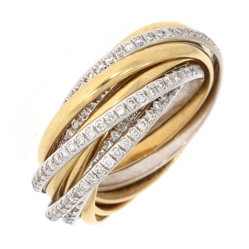 Ajn bicolor ring - ring, mit