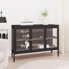 Sideboard Stahl Glas Kommode