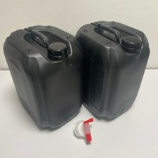 2 x 20 L schwarze Kanister
