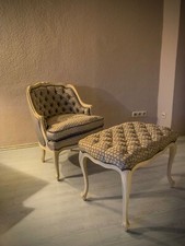 Barocksessel + Hocker