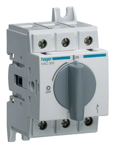 Hager hac306 lasttrennschalter - hager,