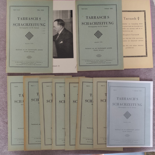Chess schach tarrasch s - chess/schach:, tarrasch's