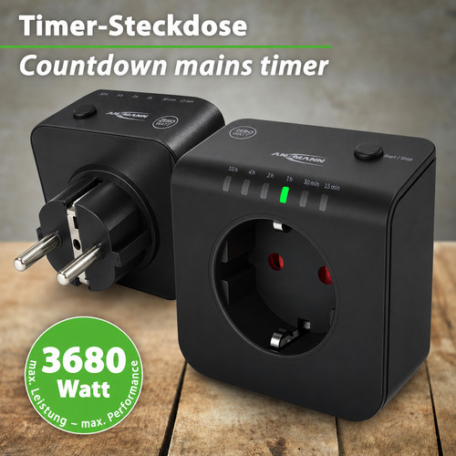 Ansmann aes1 steckdosen timer - ansmann,