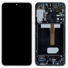 Original Samsung S22+ S22 Plus S906B AMOLED Display Touchscreen & Rahmen Schwarz