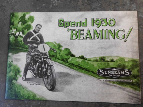 Sunbeam prospekt 1930 spend - sunbeam,