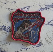 Saxon Red Border Woven Patch