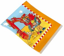 20 Servietten BAGGER BAUSTELLE Deko Bauarbeiter Kindergeburtstag Party Kinder
