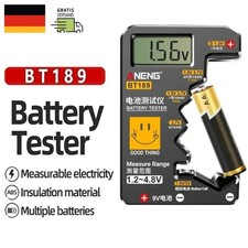 LCD Batterie Tester Universal für Haushaltsbatterien AA AAA C D 9V Knopfzelle