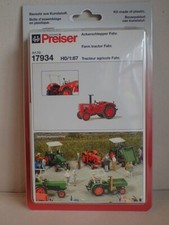 Preiser Ackerschlepper Fahr Bausatz rot 17934 H0 OVP 1:87