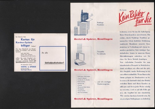 Reutlingen prospekt 1939 - prospekt,