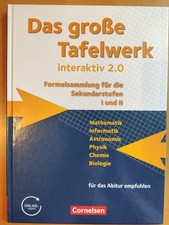 Das große Tafelwerk interaktiv 2.0. Cornelsen. Neuwertig.