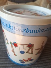 Konstruktions-Baukasten 130Teile  Holz Schrauben Plastik LGA sicheres Spielzeug