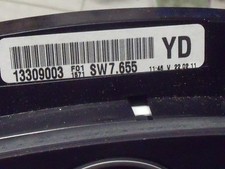 Tacho Instrument Opel Zafira B / Diesel  234Tkm  13309003  YD (entheiratet)