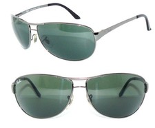 RAY BAN SONNENBRILLE GRAU GRÜN RB 3342 004 WARRIOR 3343 PILOT BRILLE 3387 FLIGHT