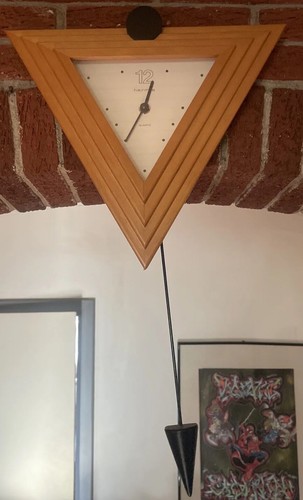 Vintage wall clock memphis