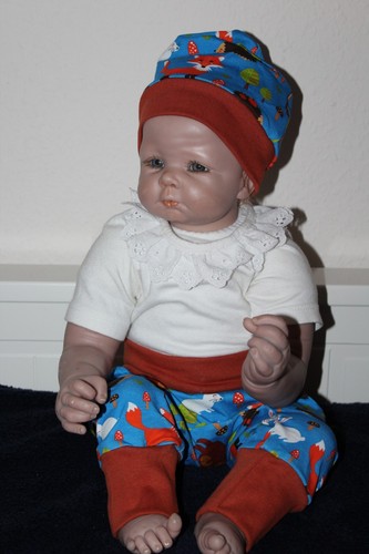 Babyset-Pumphose+Mütze-Handma