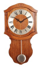 Holz Pendeluhr Eiche, Wanduhr