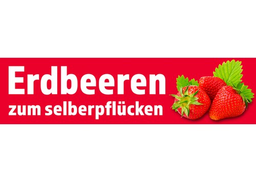 Banner oder aufkleber - oder,