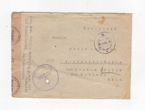1944 reich zensur - zensur, fp