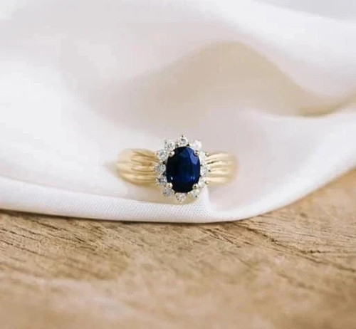 Natürlicher blauer