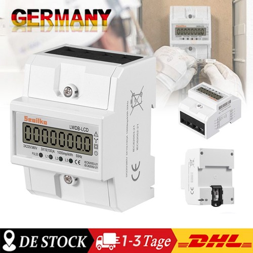Drehstromzähler geeicht für